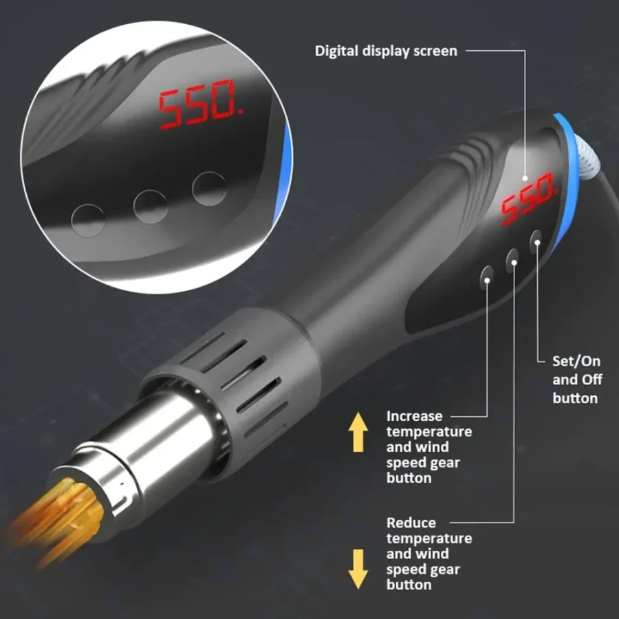 Portable Hot Air Gun 958 options