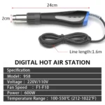 Portable Hot Air Gun 958 content
