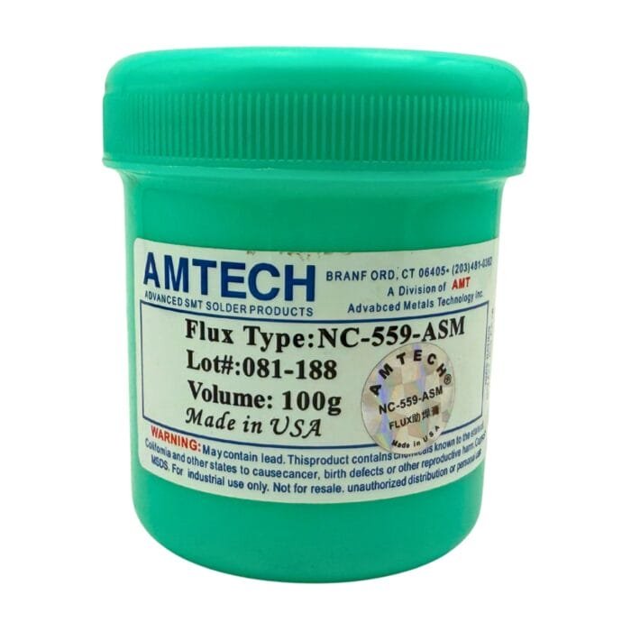 فلاكس أمريكي NC-559 100 جرام - AMTECH أصلي لأعمال اللحام الدقيقة