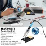 شنطة عدة صيانة متنقلة كاملة HANDSKIT 830LN مع كاوية 60W وعدسة تكبير 40X - Image 6