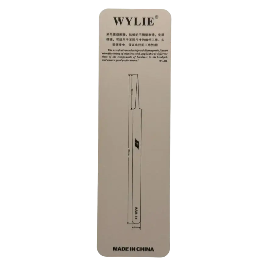 WYLIE AAA-14W back package