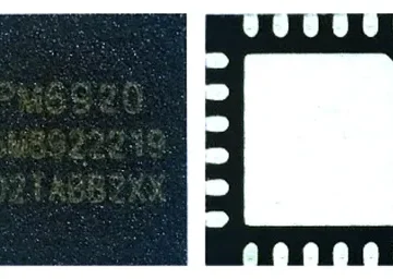 صورة آيسي الباور والشحن UPM6920 من الوجه والظهر