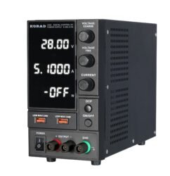 Korad U202 DC Power Supply 5A 30V With USB باور صبلاي لصيانة الإلكترونيات