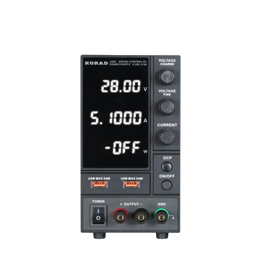 ⁦Korad U202 DC Power Supply 5A 30V With USB باور صبلاي⁩ - الصورة ⁦6⁩