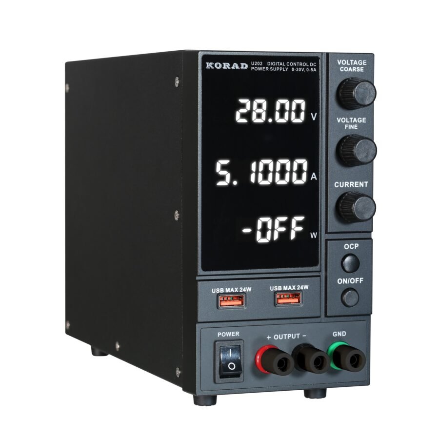 ⁦Korad U202 DC Power Supply 5A 30V With USB باور صبلاي⁩ - الصورة ⁦2⁩