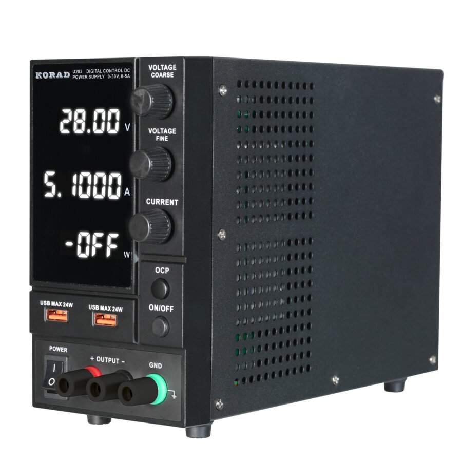 ⁦Korad U202 DC Power Supply 5A 30V With USB باور صبلاي⁩ - الصورة ⁦4⁩