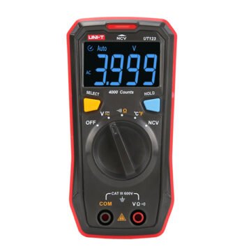 UT123 Pocket-sized Residential Multimeter أفوميتر منزلي أوتوماتيك صغير وسهل الاستخدام
