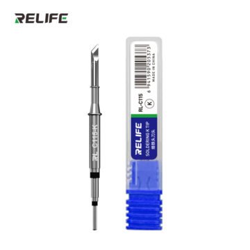 RELIFE RL-C115-K سن كاوية لحام دقيق لصيانة الإلكترونيات ومكونات SMD